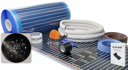 Folia grzewcza Acurel AC305T 11m² szer. 50cm 140W/m² z termostatem WiFi AD114C