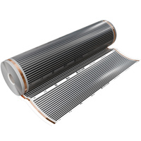 Folia grzewcza AC-310TM szer. 100cm 140W/m² z termostatem AD137 WIFI - Zestaw 18m²