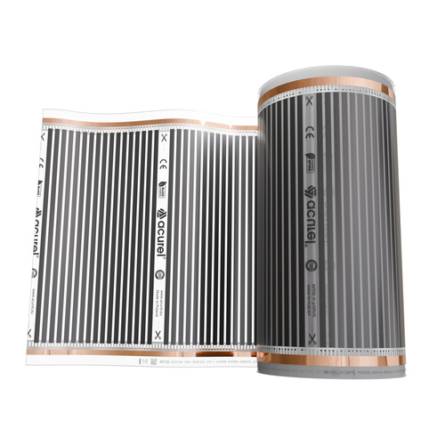 Folia grzewcza AC-305TL szer. 50cm 80W/m² z termostatem AD141C - Zestaw 30m²