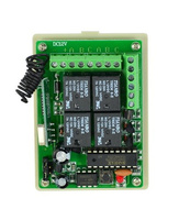 Radiolinia 4 kanały sterowanie + pilot natynkowy 1 kanał