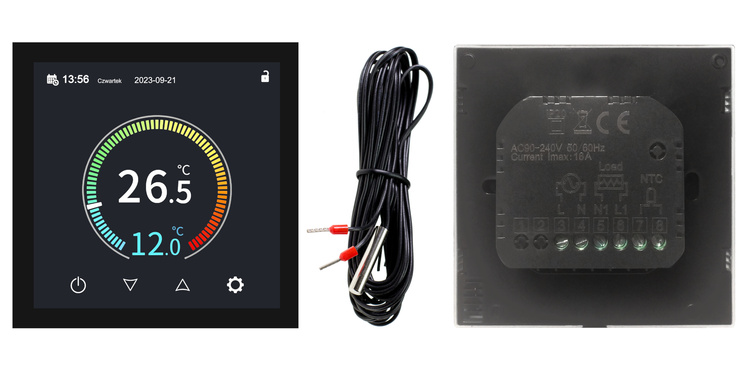 Folia grzewcza AC-310TL szer. 100cm 80W/m² z termostatem AC-TE001B - Zestaw 38m²