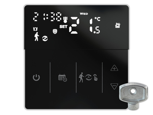 Termostat elektroniczny programowalny AD140C + KLUCZYK