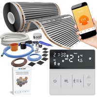 Folia grzewcza AC-305TL szer. 50cm 80W/m² z termostatem AD139C WIFI - Zestaw 29m²