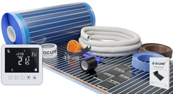 Folia grzewcza Acurel AC305T 10m² szer. 50cm 140W/m² z termostatem pokojowym AD121