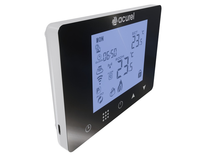 Sterownik pokojowy WiFi – beznapięciowy regulator do kotłów gazowych, pellet, ekogroszek