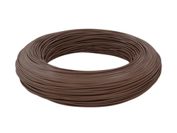 Przewód kabel linka LGY H07V-K 1x2,5mm2 BRĄZOWY 1M