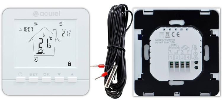 Mata grzewcza Acurel AC-MAT 12m² szer. 50cm 160W/m² z termostatem WiFi AD112