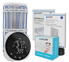 Mata grzewcza Acurel FT-MAT 4.5m² szer. 50cm 160W/m² z termostatem WiFi AD136