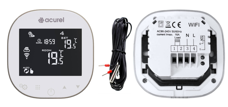 Mata grzewcza Acurel FT-MAT 11m² szer. 50cm 160W/m² z termostatem WiFi AD101
