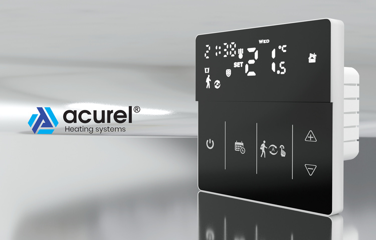 Folia grzewcza AC-310TL szer. 100cm 80W/m² z termostatem AD141C - Zestaw 18m²