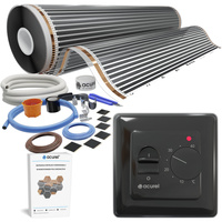 Folia grzewcza AC-310TL szer. 100cm 80W/m² z termostatem AD132B - Zestaw 19m²