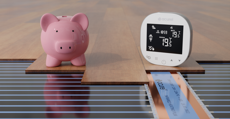 Folia grzewcza Acurel AC310T 4m² szer. 100cm 140W/m² z termostatem WiFi AD101