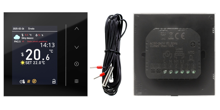 Mata grzewcza Acurel AC-MAT 4.5m² szer. 50cm 160W/m² z termostatem AC-TE002B-WIFI