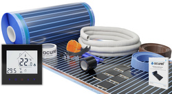 Folia grzewcza Acurel AC305T 13m² szer. 50cm 140W/m² z termostatem WiFi AD134C