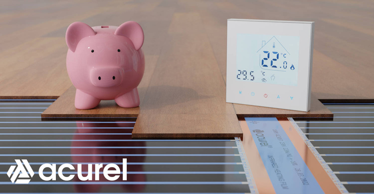 Folia grzewcza Acurel AC310T 10m² szer. 100cm 140W/m² z termostatem WiFi AD134