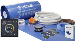 Folia grzewcza Acurel AC305P 2m² szer. 50cm 220W/m² z termostatem WiFi AD001WE WIFI POLSKIE MENU