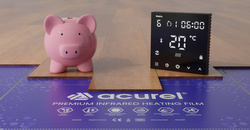 Folia grzewcza Acurel AC310P 8m² szer. 100cm 140W/m² z termostatem pokojowym AD146C