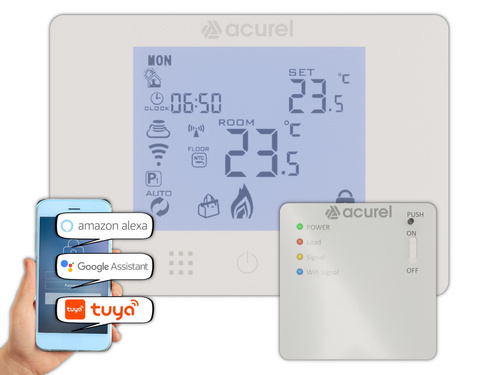 Termostat elektroniczny programowalny AD116 WiFi