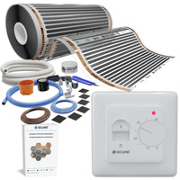 Folia grzewcza AC-305TL szer. 50cm 80W/m² z termostatem AD132 - Zestaw 30m²