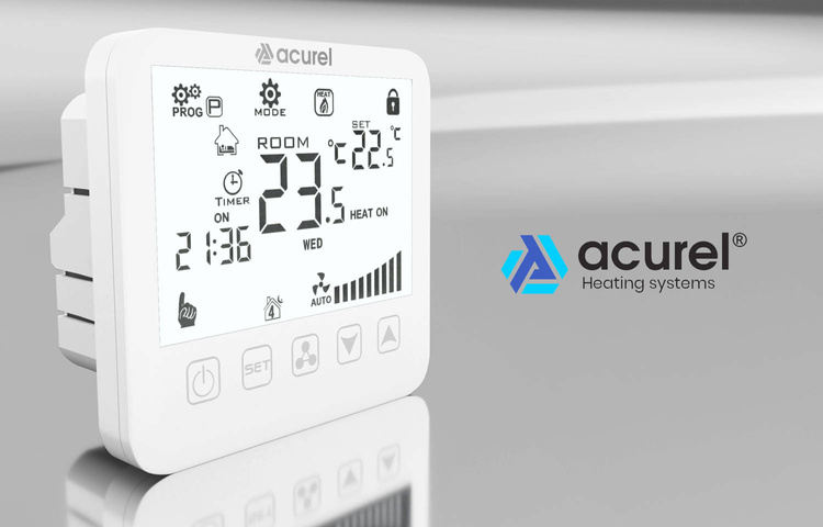 Termostat klimakonwektorów programowalny AD143-RC