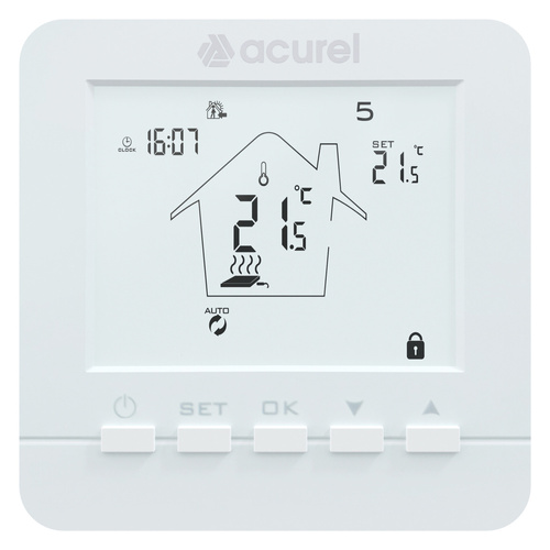 Termostat elektroniczny programowalny AD112 WiFi