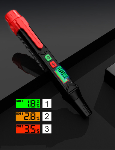 Miernik, Tester Płynu Hamulcowego DOT3/4/5 HT622