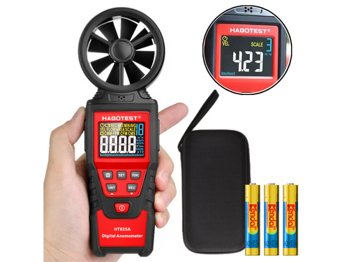 Anemometr Wiatromierz, Miernik Wiatru, Objętości HT625A