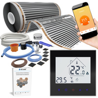 Folia grzewcza AC-305TL szer. 50cm 80W/m² z termostatem AD134C-WIFI - Zestaw 1m²