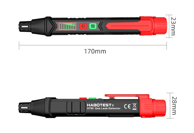Mini detektor wycieku gazów łatwopalnych HT60