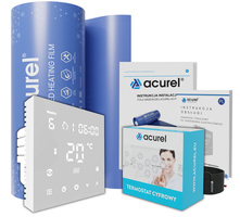 Folia grzewcza Acurel AC310P 30m² szer. 100cm 80W/m² z termostatem pokojowym AD146