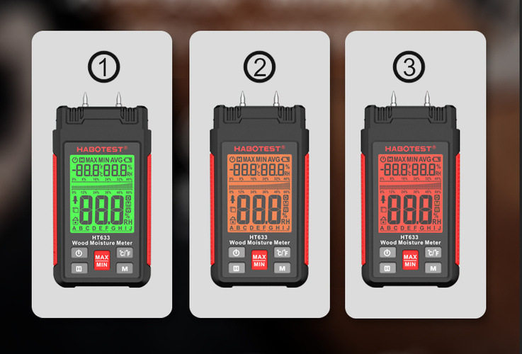 Miernik Wilgotności Drewna, Betonu, Materiałów HT633