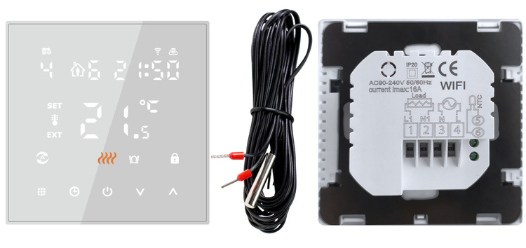 Folia grzewcza AC-305TL szer. 50cm 80W/m² z termostatem AC-TE200W-WIFI - Zestaw 30m²