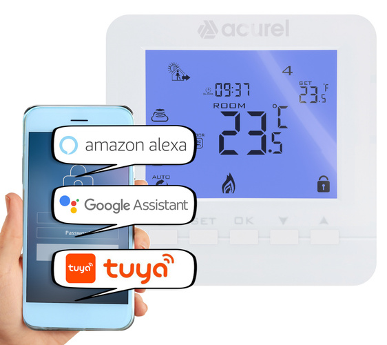 Folia grzewcza Acurel AC305T 1m² szer. 50cm 80W/m² z termostatem WiFi AD112