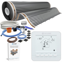 Folia grzewcza AC-310TM szer. 100cm 140W/m² z termostatem AD112A - Zestaw 20m²