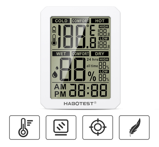 Stacja Pogodowa - Pomiar Temperatury i Wilgotności HT682