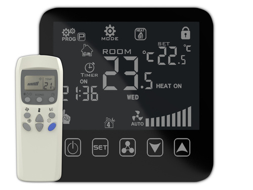 Termostat klimakonwektorów programowalny AD143C-RC