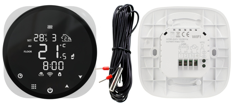 Folia grzewcza AC-305TL szer. 50cm 80W/m² z termostatem AD136 WIFI - Zestaw 22m²