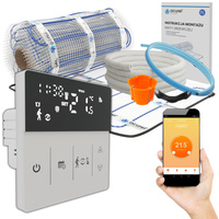 Mata grzewcza Acurel AC-MAT 2.5m² szer. 50cm 160W/m² z termostatem WiFi AD139C