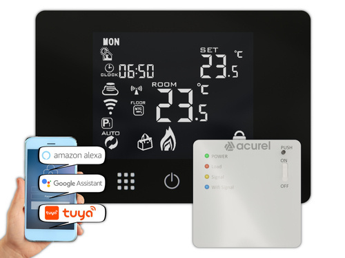 Termostat elektroniczny programowalny AD116C WiFi