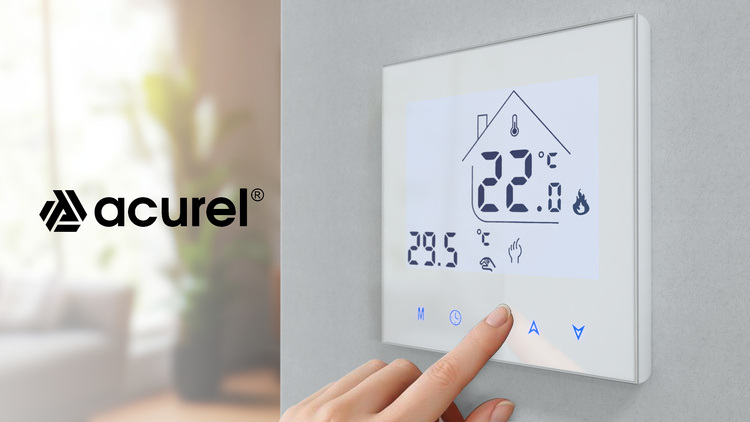 Folia grzewcza AC-305TL szer. 50cm 80W/m² z termostatem AD134 WIFI - Zestaw 11m²