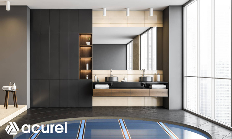 Folia grzewcza Acurel AC310T 140W/mb (140W/m²) ROLKA - 100mb