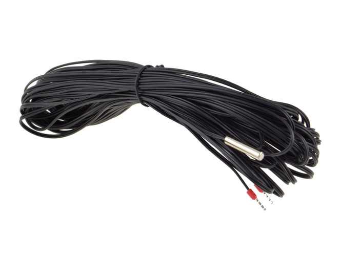 Zewnętrzny czujnik temperatury do sterowników pokojowych ogrzewania podłogowego 15m 