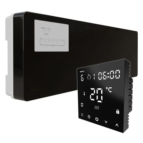 Zestaw sterowania ogrzewaniem podłogowym – 2 strefy (AD117-P + 2× AD148C)