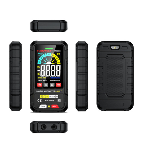 Multimetr True RMS NCV + funkcja latarki HT124A+