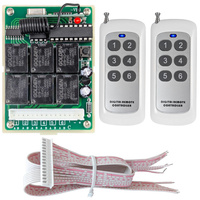 Zestaw: Radiolinia 6-kanałowa (AC-RL06) + 2x Pilot 6-kanałowy 433 MHz