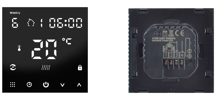 Zestaw sterowania ogrzewaniem podłogowym – 3 strefy (AD117-P + 3× AD148C)