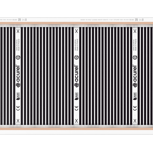 Folia grzewcza AC-305TL szer. 50 cm 40 W/mb (80 W/m²) – 1 mb
