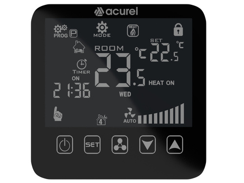 Termostat klimakonwektorów programowalny AD143C