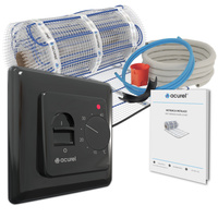 Mata grzewcza Acurel AC-MAT 9m² szer. 50cm 160W/m² z termostatem pokojowym AD132B