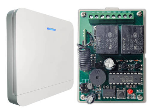 Radiolinia 2 kanały sterowanie + pilot natynkowy 1 kanał